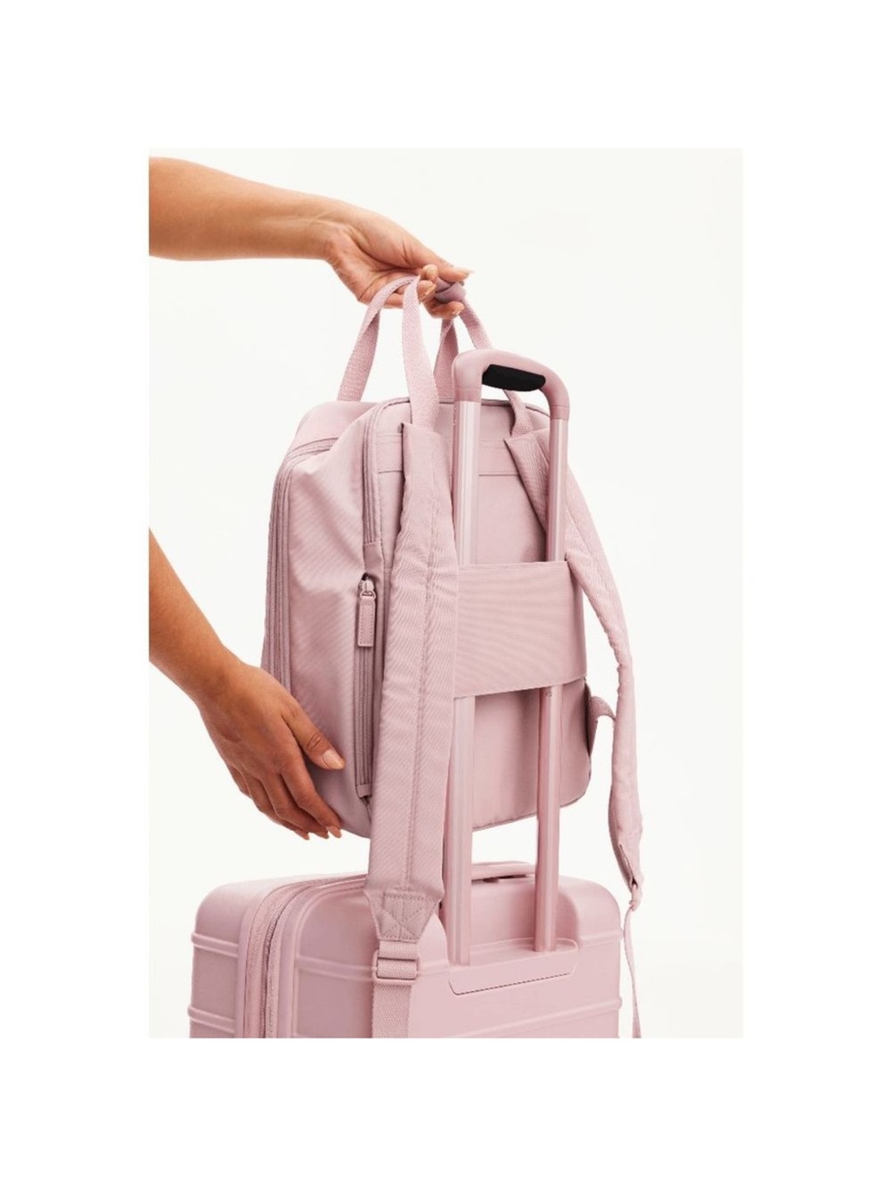 Beis Atlas Pink Convertible Backpack - Picture 4 of 6